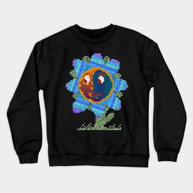 Psychedelic Flower Crewneck Sweatshirt by wagnerps